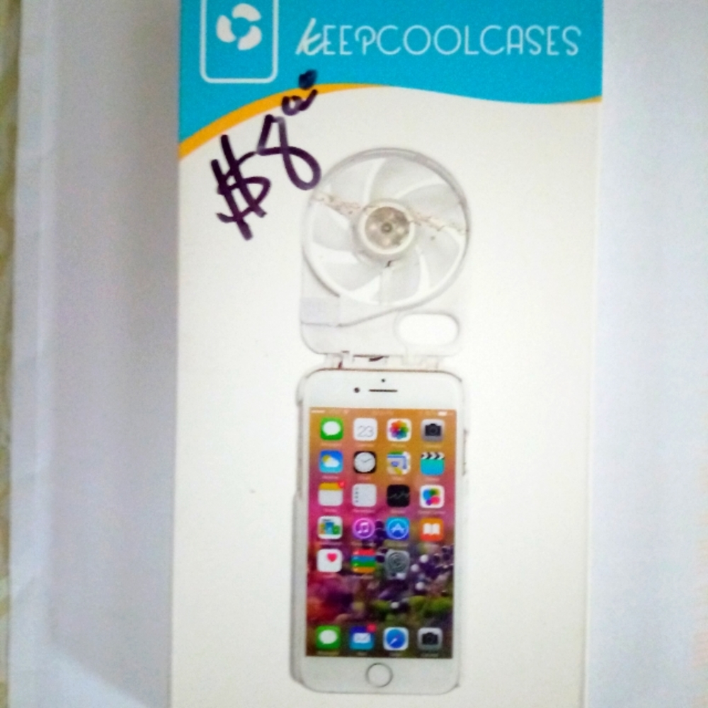 New 🆕 n Box Never Used iPhone 8 Cellphone Case with Fan